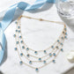 ✨📿 Collana a Girocollo con Pendente Multi-Livello Brillante per Donna – Elegante, Luccicante e Perfetta per Ogni Occasione! 💎