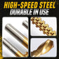🔩 ACQUISTA 2 E RICEVI 1 GRATIS! ⚙️ Set di Punte Elicoidali – Acciaio Veloce, Rivestite in Titanio e Adatte a Vari Materiali 🧰✨