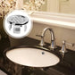 🚰✨ Coperchio Tondo per Foro di Troppopieno Lavandino Bagno – Installazione Facile, Finitura Lucida e Senza Attrezzi! 🛁