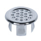 🚰✨ Coperchio Tondo per Foro di Troppopieno Lavandino Bagno – Installazione Facile, Finitura Lucida e Senza Attrezzi! 🛁