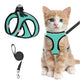 🐱🐕 Set Pettorina e Guinzaglio Riflettente in Mesh per Gatti e Cani Piccoli – Visibilità e Sicurezza per Ogni Passeggiata! ✨🦺