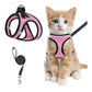 🐱🐕 Set Pettorina e Guinzaglio Riflettente in Mesh per Gatti e Cani Piccoli – Visibilità e Sicurezza per Ogni Passeggiata! ✨🦺