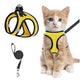 🐱🐕 Set Pettorina e Guinzaglio Riflettente in Mesh per Gatti e Cani Piccoli – Visibilità e Sicurezza per Ogni Passeggiata! ✨🦺