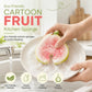 🔥 HOT SALE 50% OFF 🍓 Spugna abrasiva per piatti a forma di frutta – colorata, divertente e multifunzione ✨