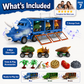 🦕🚛 Camion Giocattolo Trasportatore di Dinosauri Interattivo – Avventure Preistoriche per Piccoli Esploratori! 🌋🧸