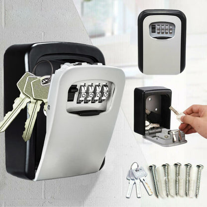 🛡️🔑 Cassetta Portachiavi a Muro con Serratura a Combinazione – Sicura, Impermeabile e Facile da Installare! 🔒