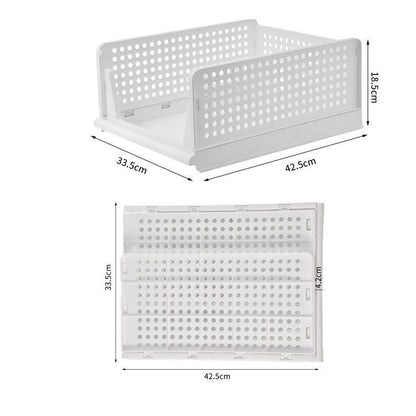🧺📦 Organizer per Armadio Impilabile con Cassetto Scorrevole – Massimizza lo Spazio e Tieni Tutto in Ordine! 🏠✨
