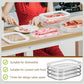 🍱 50% DI SCONTO! 👀 Contenitore per Frigorifero Trasparente con Coperchio – Visibilità Totale, Design Impilabile e 3 Dimensioni – Organizza il Tuo Frigorifero Senza Sforzo ✨