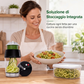 Affettatrice spiralizzatore per verdure manuale