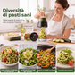 Affettatrice spiralizzatore per verdure manuale