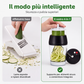 Affettatrice spiralizzatore per verdure manuale