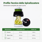 Affettatrice spiralizzatore per verdure manuale
