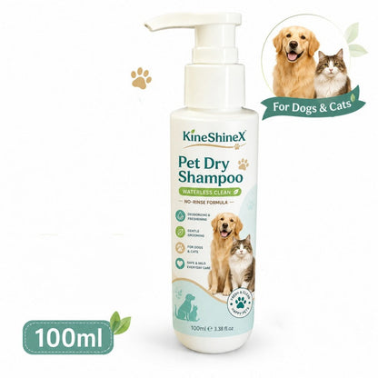 🛁💨 Shampoo in schiuma dry per animali domestici – Senza risciacquo, ideale per pulizie veloci e tra un bagno e l’altro