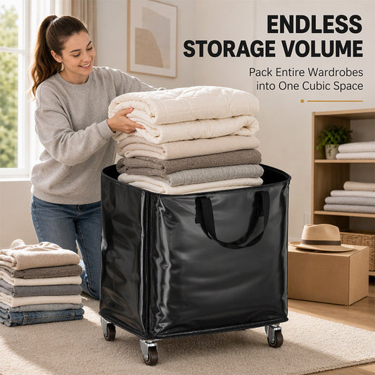 🧳💧Borsa da Trasloco Impermeabile Grande con Ruote – Capiente, Resistente e Facile da Trasportare! 📦💪