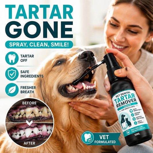 🐾🦷 Spray delicato per l'igiene dentale degli animali – Alito fresco e denti puliti senza stress