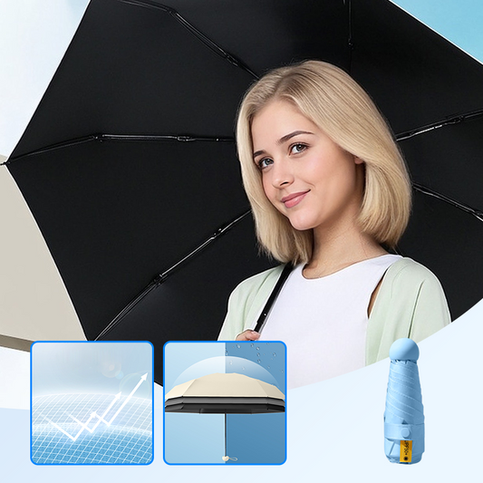 ☂️ Ombrello compatto pieghevole con protezione UV – Leggero, portatile e perfetto per ogni stagione