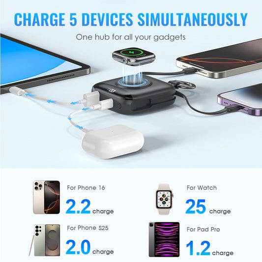 🛒🔋 Power bank magnetico con ricarica rapida – Design compatto, potente e pratico. Ordina ora!