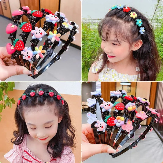 🎀✨ Fermacapelli intrecciato per bambini – Morbido, colorato e perfetto per ogni piccolo look