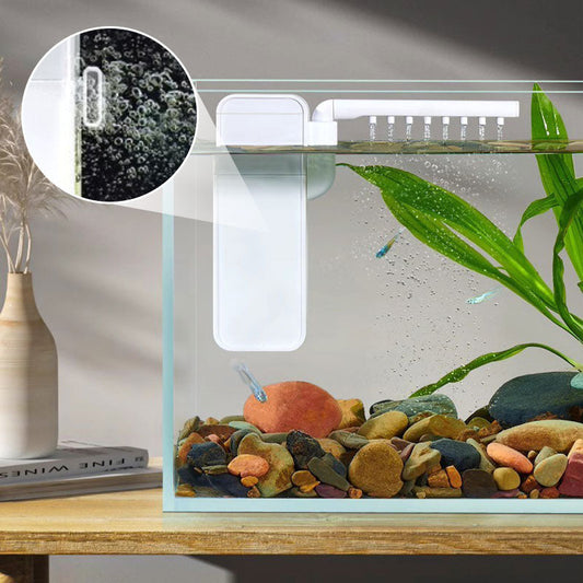 🐠✨ Filtro mini multifunzionale per piccoli acquari – Acqua cristallina e ambiente sano per i tuoi pesci