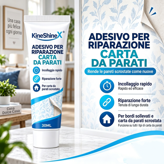 ✨🧴 Colla riparatrice per parati a tenuta extra forte – Spatola in omaggio per un muro perfetto in pochi minuti