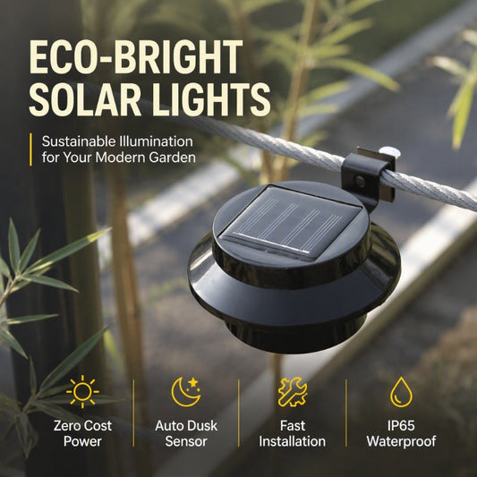 🛒✨ Luci solari da parete per grondaie – LED, impermeabili, per esterno | Perfette per illuminare grondaie, muri, giardini e recinzioni. Ordina ora!