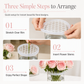 🛒🌺 Griglia in silicone per flower arranging – Tieni ogni stelo al posto giusto e crea bouquet perfetti. Ordina ora!