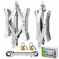 🛒🔩 Set di 2 Stabilizzatori in Metallo per Ruote da Camper e Caravan – La soluzione robusta per la tua sosta. Ordina ora!