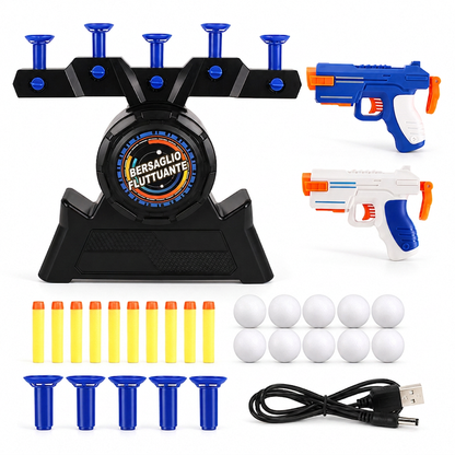 🎯💥 Giocattolo Bersaglio per Tiri con Pallina Fluttuante Elettrica USB – Sfida la tua precisione con il divertimento che fluttua nell'aria!