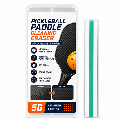 🏓✨ Gomma Pulitrice per Racchetta da Pickleball – Rimuove sporco e residui per mantenere il massimo grip