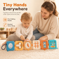 Emphasize development: ✨ Palla Attività Sensoriale Impilabile – 5 Lati di Gioco, Pulsanti e Ingranaggi – Bordi Lisci e Sicuri – Perfetta per Viaggi e Gioco! 50% OFF 🧸