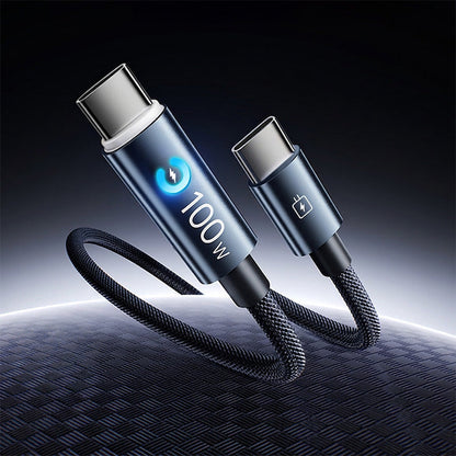 🔌 50% DI SCONTO ORA! ⚡ Goitali® Cavo di Ricarica Rapida Type-C a Type-C – 100 W, Interruzione Automatica dell’Alimentazione e Struttura Rinforzata a Triplo Strato – Ideale per Laptop, Tablet e Smartphone 🔋
