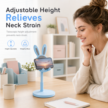 🐰Goitali® Supporto da Scrivania per Telefono a Forma di Coniglietto – Design Grazioso e Funzionale