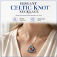 ✨❤️ Collana Nodo Celtico con Pietra del Mese e Cuore in Cristallo – Un pensiero speciale e indimenticabile per lei 🎁