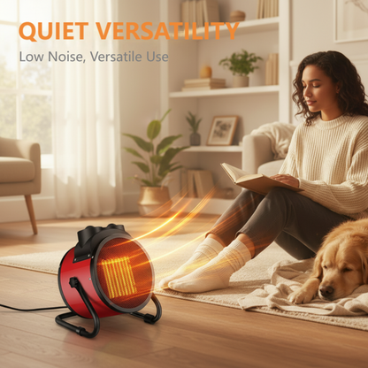 🔥❄️ Termoventilatore Elettrico Portatile ad Alta Potenza – Riscaldamento Rapido e Silenzioso ✨