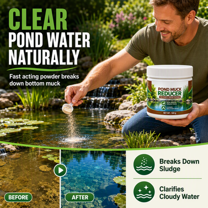 🐟💧 Polvere Chiarificante per Acqua di Laghetti per Pesci e Piscine – Formula Efficace per un’Acqua Cristallina e Salutare