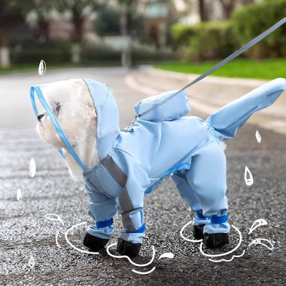 🐾🌧️ Goitali® Impermeabile Integrale per Cani con Mascherina – Protezione Totale dalla Pioggia ✨