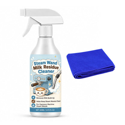 Spray detergente per rimuovere i residui di latte dalla lancia vapore