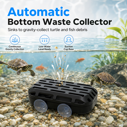 🐢💧 Raccoglitore di Escrementi per Tartarughe e Pulitore di Residui per Acquario – Mantiene l’Acqua Pulita e l’Ambiente Sano ✨