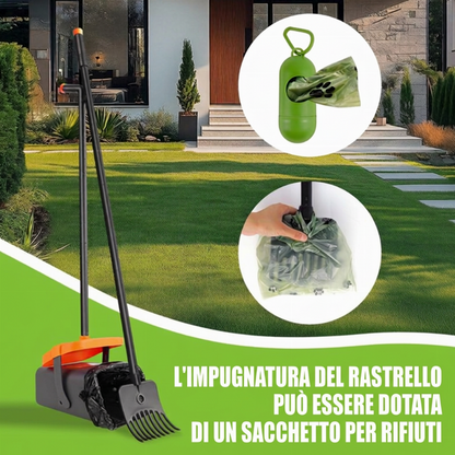🐕💩 Set di Raccogli-Cacca per Cani con Manico Lungo – Ideale per Passeggiate e Giardino, Igienico e Facile da Usare