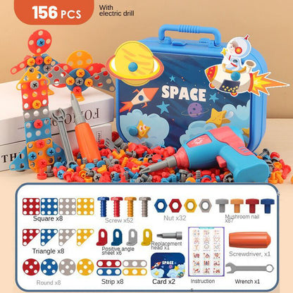 🧱✨ Set di Costruzioni Fai da Te per Bambini – Giocattolo Educativo per Sviluppare Creatività, Logica e Coordinazione