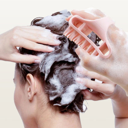 🔥Goitali® Spazzola Massaggiante in Silicone per Cuoio Capelluto – Rilassa e Rivitalizza ✨