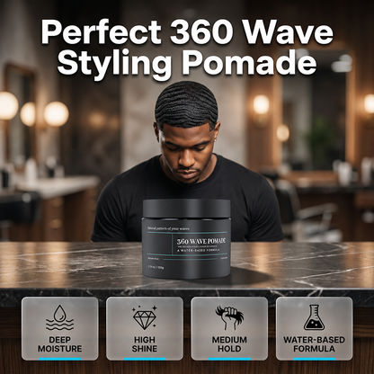 🌊Goitali® Wave Pomade – Pomata a Base d'Acqua a Tenuta Media e Alta Lucentezza per Onde Perfette ✨
