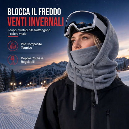 🧢Goitali® Cappello Invernale 3 in 1 Antivento Termico – Scaldacollo, Proteggi Viso e Orecchie, Balaclava Unisex in Pile per Sci e Ciclismo ✨