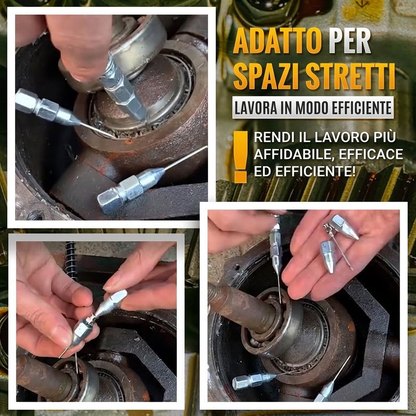 Ugello a Goccia per Pistola Ingrassatrice (5 Pezzi)