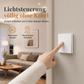 🏠 Goitali® Interruttore Luce Wireless Senza Cablaggio – Kit con Interruttore da Parete Autoadesivo e Ricevitore 220V