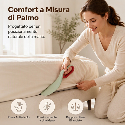 🔥🛏️Goitali® Strumento 2 in 1 Sollevamaterasso e Rimuovi Pelucchi – Pulizia e Sollevamento Facile ✨