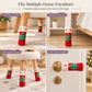 🎄🔥 Goitali® Calze Natalizie per Sedie – Protezione Silenziosa in Feltro Spesso, Offerta Festiva! 🧦