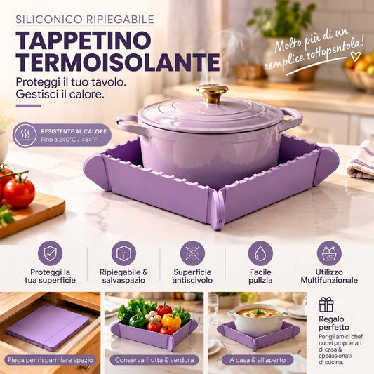 📢 -50%! Goitali® Base Magnetica in Silicone con Presa Pieghevole e Vassoio da Cucina ⏰