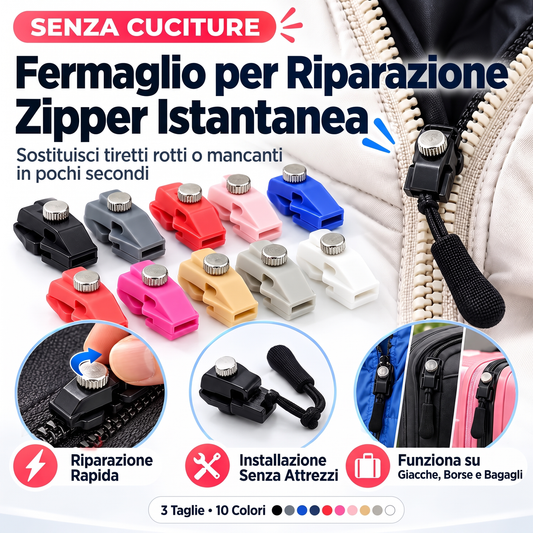 🔥 Goitali® Kit di Riparazione per Cerniere Facile da Montare – 50% di Sconto per Abbigliamento e Valigie ✨