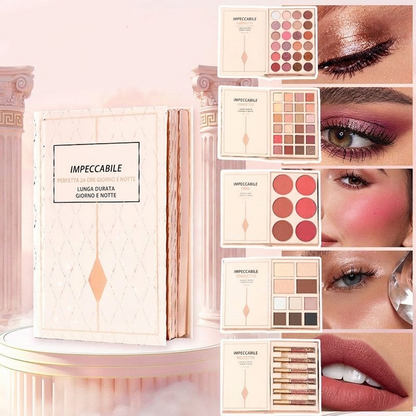 💄 Goitali® Palette Trucco Tutto in Uno – Kit Multistrato Pieghevole per Trucco Quotidiano e da Sera ✨